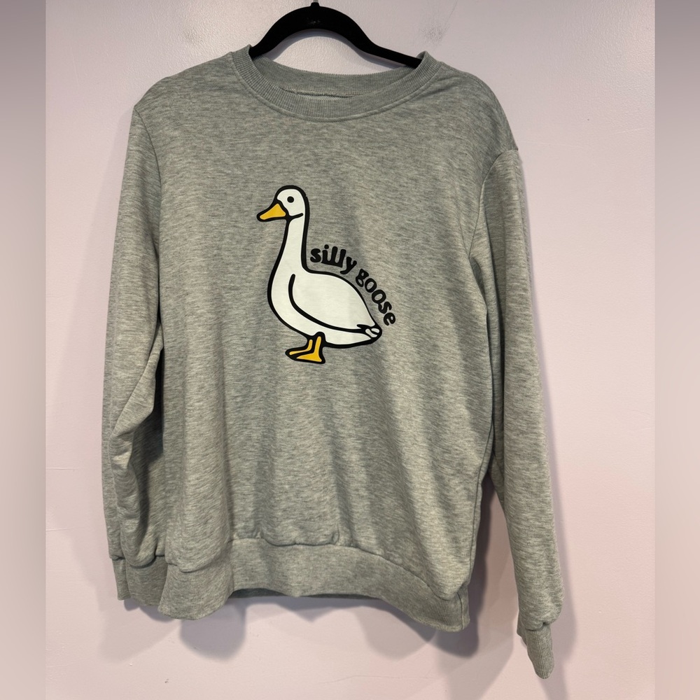 Grey Silly Goose sweatshirt